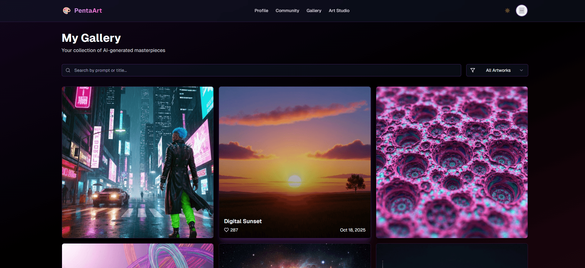 PentaArt screenshot
