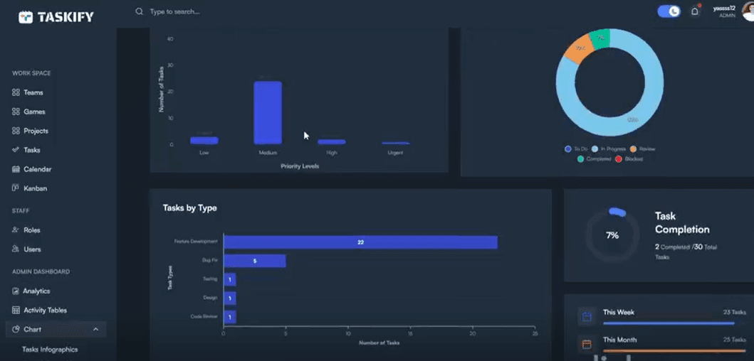 Taskify screenshot